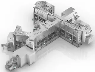 Auf der Achema erhalten Interessierte an der Multi-Use-Fülllinie Einblicke in eine integrierte Abfülllösung mit Isolator