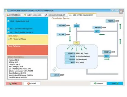 Software zur Planung von Luftfiltersystemen